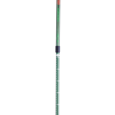Палки для скандинавской ходьбы Longway, 77-135 см, 2-секционные, тёмно-зеленый/оранжевый
