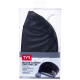 Шапочка для плавания Long Hair Silicone Comfort Swim Cap, LSCCAPLH/001, черный